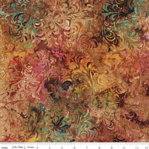 Batiks Basics Twirl & Swirl Autumn Leaves