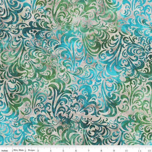Batiks Basics Twirl & Swirl Coastal Shimmer