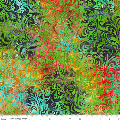 Batiks Basics Twirl & Swirl Garden Party