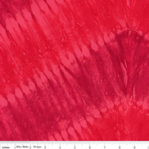 Batiks Express Yourself! Shibori Red Red