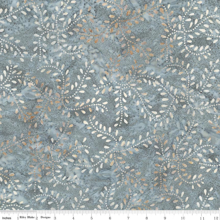 Batiks Gray & Golden Arabella Pebble Pastiche