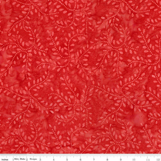 Batiks Gray & Golden Arabella Red Red