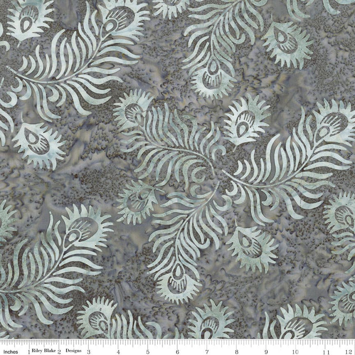 Batiks Gray & Golden Arabella Powdered Pearl