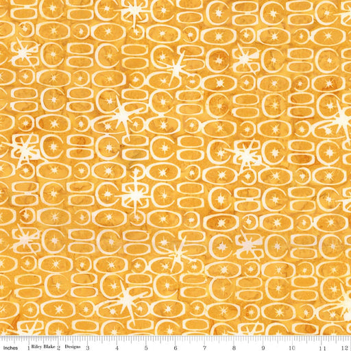 Batiks Starburst Groove Butterscotch