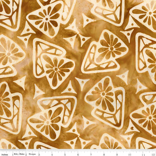 Batiks Starburst Groove Mocha Chestnut
