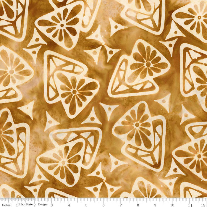 Batiks Starburst Groove Mocha Chestnut