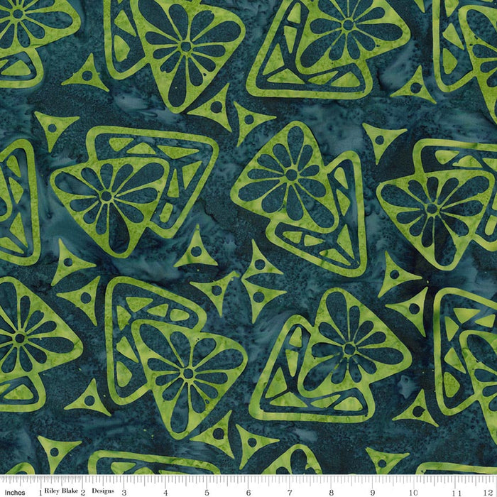 Batiks Starburst Groove Seagrass