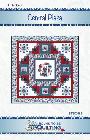 Village Folk Central Plaza Flannel Quilt Kit