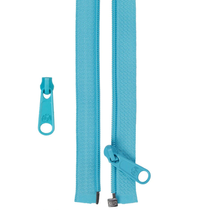 ByAnnie 50in Seperating Zipper + Extra Slide Parrot Blue
