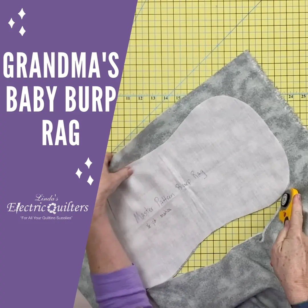 Grandma's Baby Burp Rag Pattern (Digital Download) — High Country Quilts