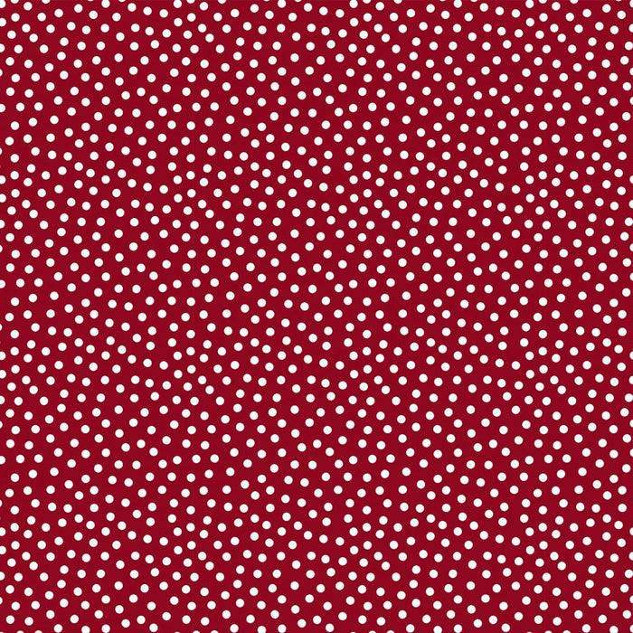 Barely Basics Lots a Dots Quilting Cuddle Cardinal Fabric Per Yard
