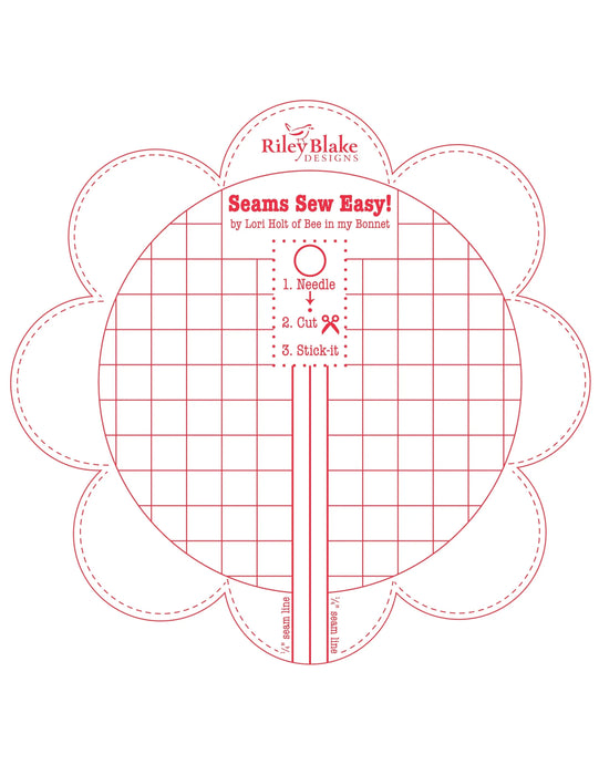 Bee In My Bonnet Seam Guide Color Red