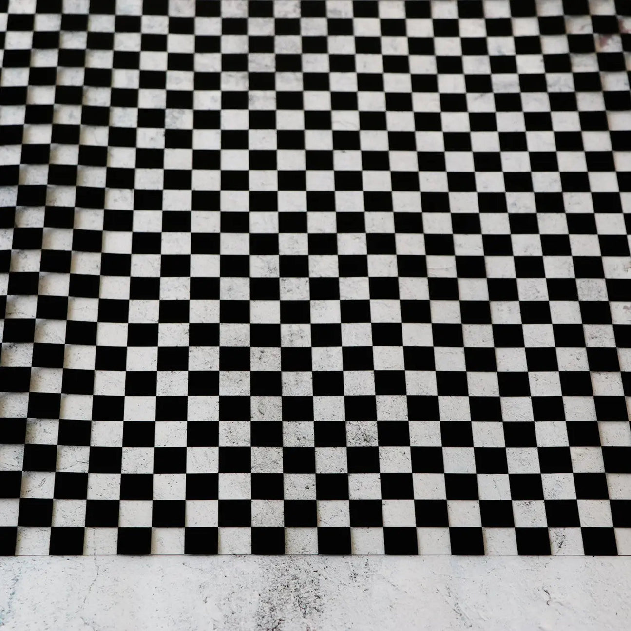 Black Checkerboard Vinyl 1/2yd — High Country Quilts