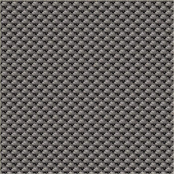 Black Verona Fanned Cotton 44”/45” Fabric Per Yard