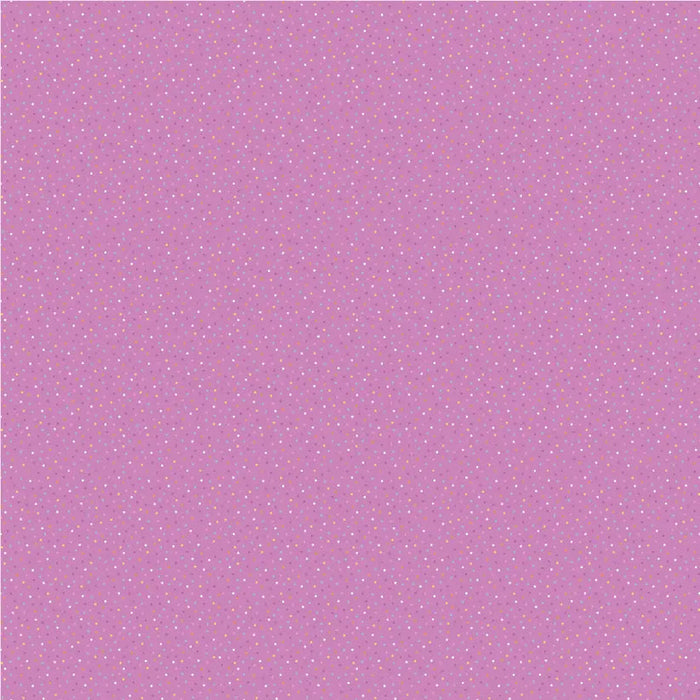 Bright Purple Pansy Cotton 44"/45" Fabric Per Yard