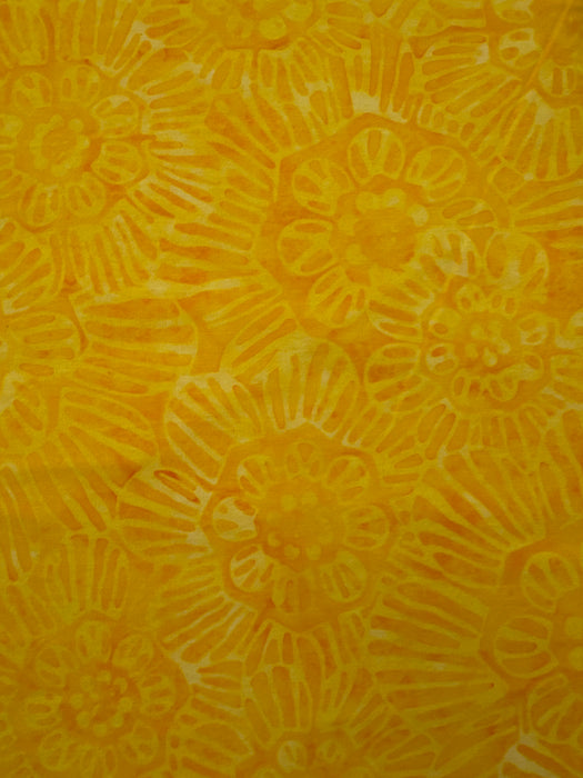 AN Etch Flowers Bright Yellow