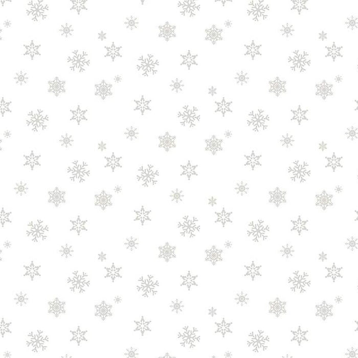 RB Snowflakes White-On-White - Christmas Wishes