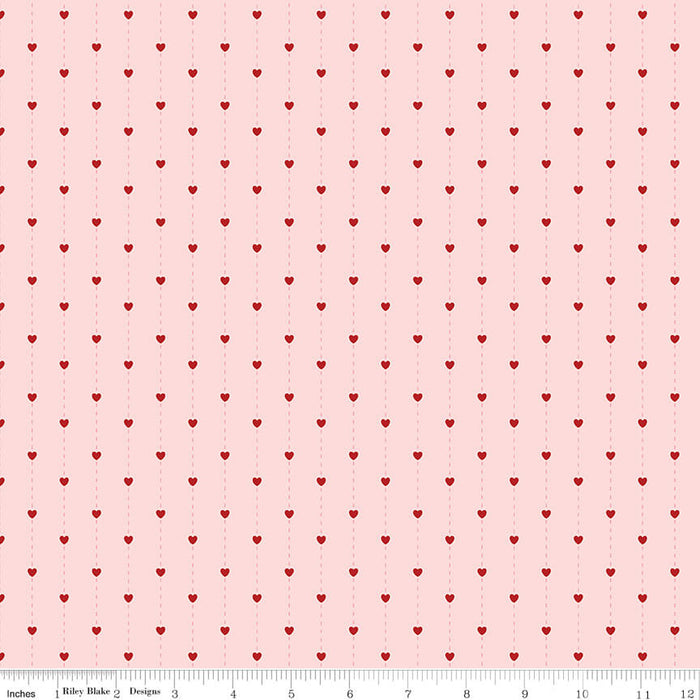 Sew in Love - Stripes - Blush