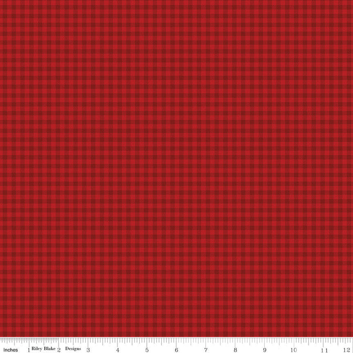 Sew in Love - Gingham - Red