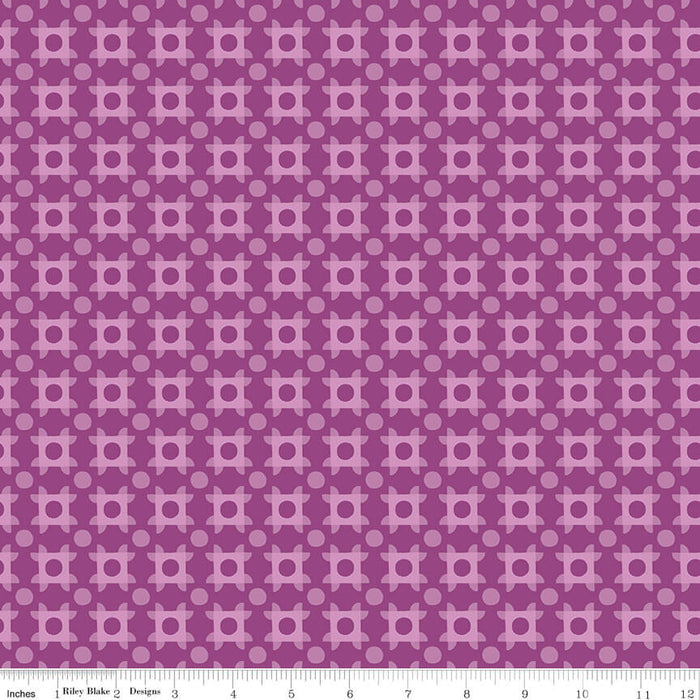 The Genesis of a Journey - Patchwork Piazza - Grape
