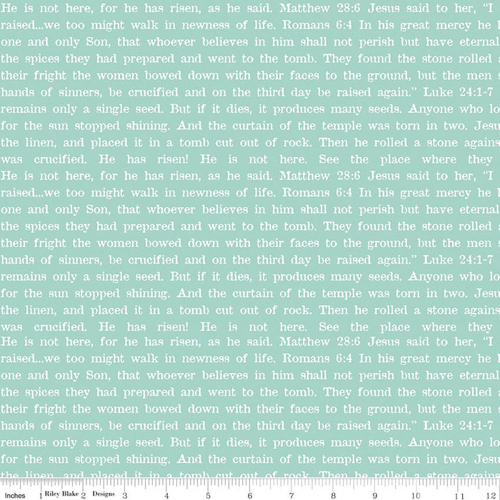 Egg Hunt Empty Tomb Text Aqua