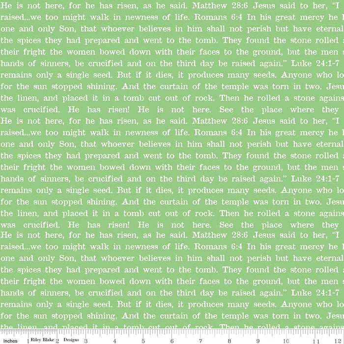 Egg Hunt Empty Tomb Text Green