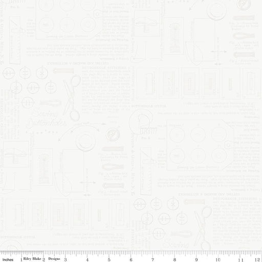 Sew America Sewing Notes White
