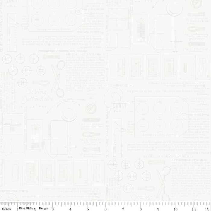 Sew America Sewing Notes White