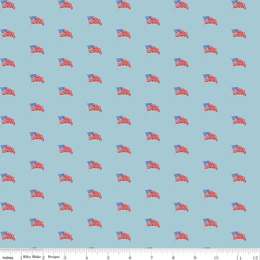Sew America USA Flags Blue