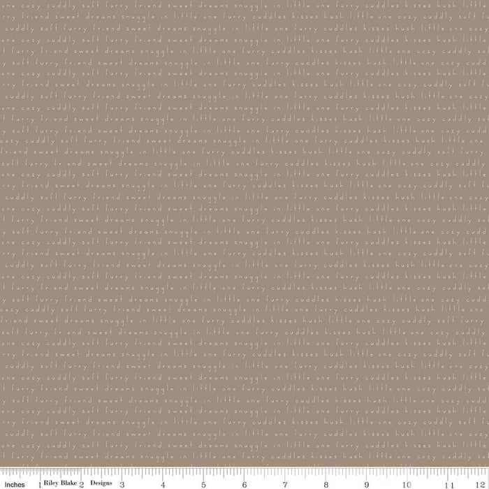 Leo & Savannah Text Taupe