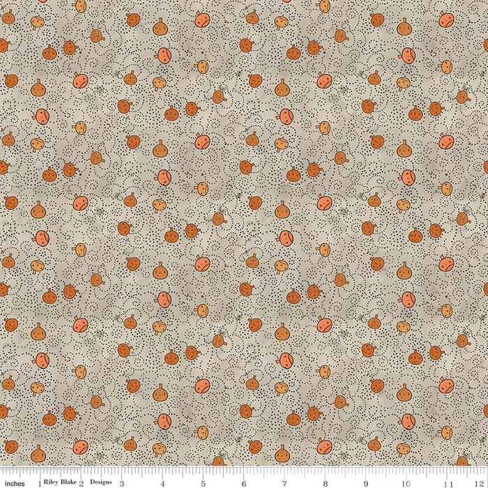 RB Spooky Pumpkins Gray