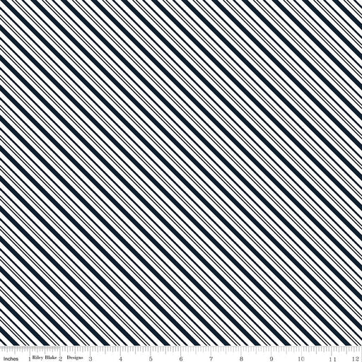 A Perfect Winter Stripes Navy