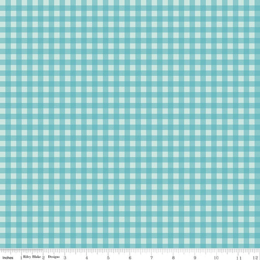 A Perfect Winter Plaid Blue