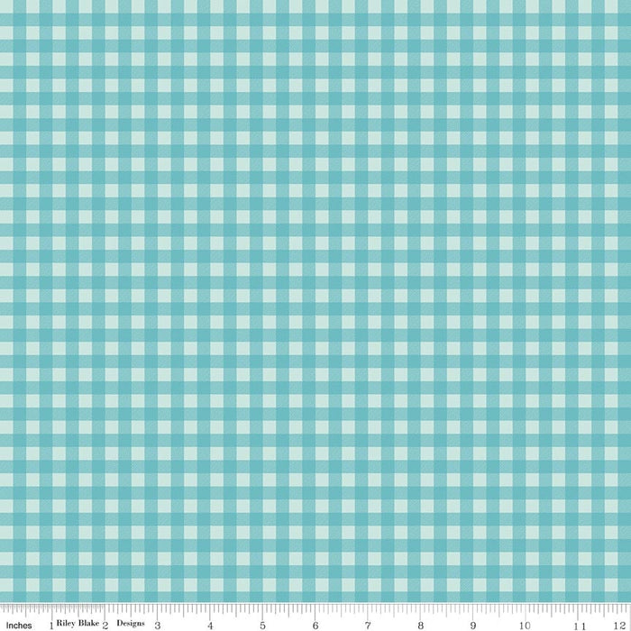 A Perfect Winter Plaid Blue