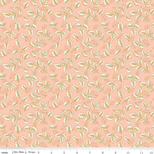 Tangled Garden Leaves Blush