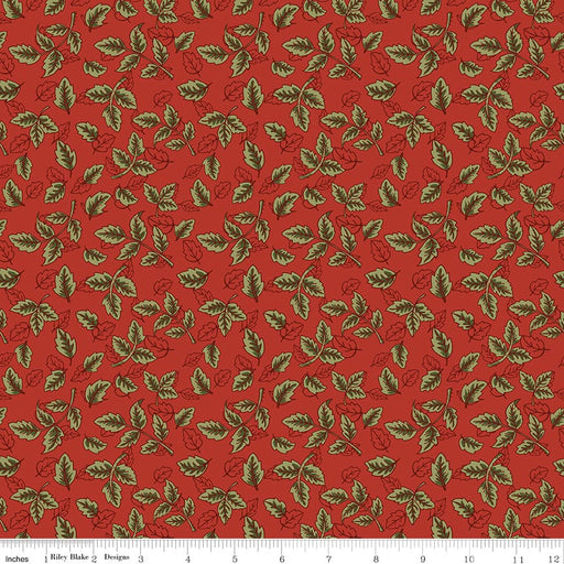Tangled Garden Leaves Red