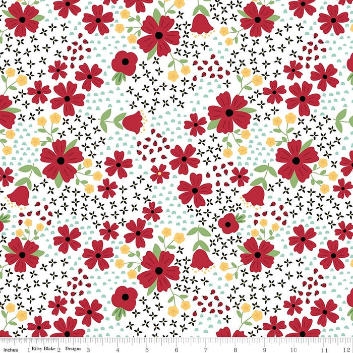 Little Ladybug Main White