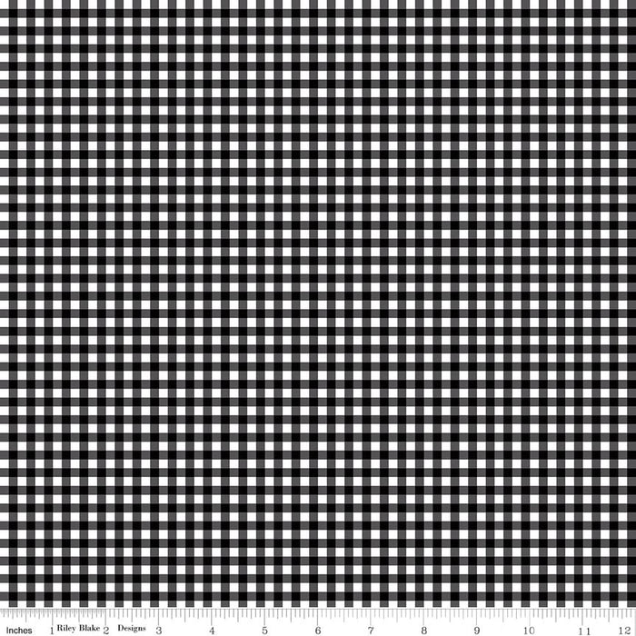 Little Ladybug Gingham Black