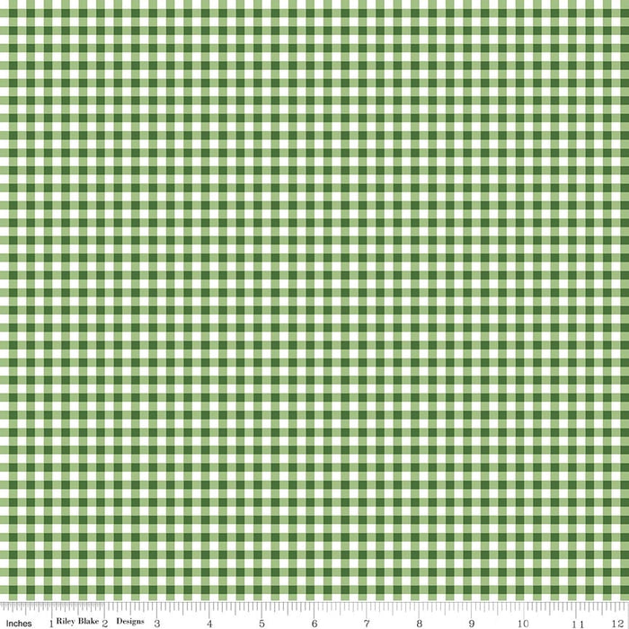 Little Ladybug Gingham Green