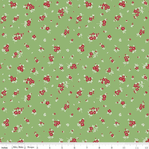 Little Ladybug Mini Flowers Green