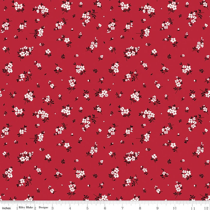 Little Ladybug Mini Flowers Red