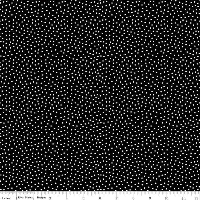 Little Ladybug Dots Black