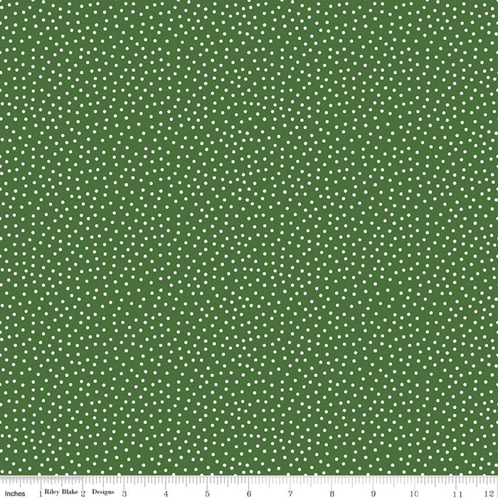 Little Ladybug Dots Green