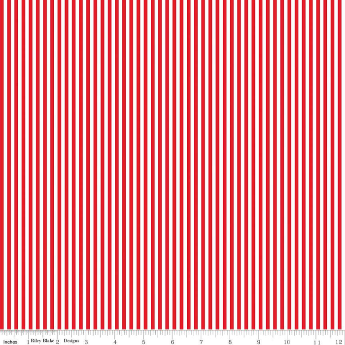 RB Stripe 1/8 Inch Color Red