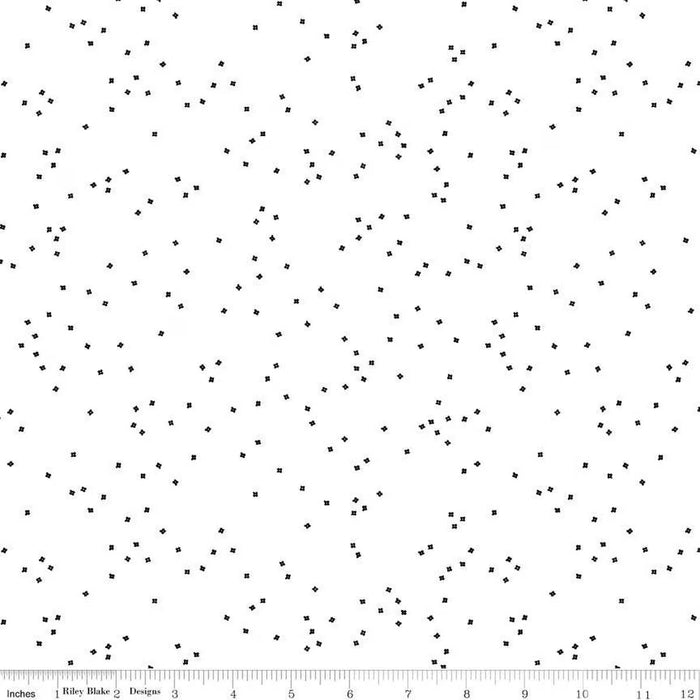 RB Blossom On White Black
