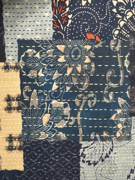 MO Multi 48098 11 Koraju Patchwork Indigo Blooming-Debbie Maddy