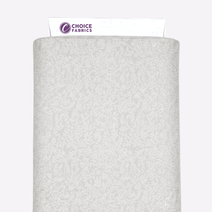 3-Yard Pack - Tone on Tone 108" Supreme Backings - White on White Vines