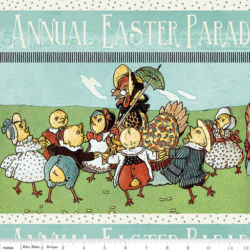 Egg Hunt Border Stripe Multi