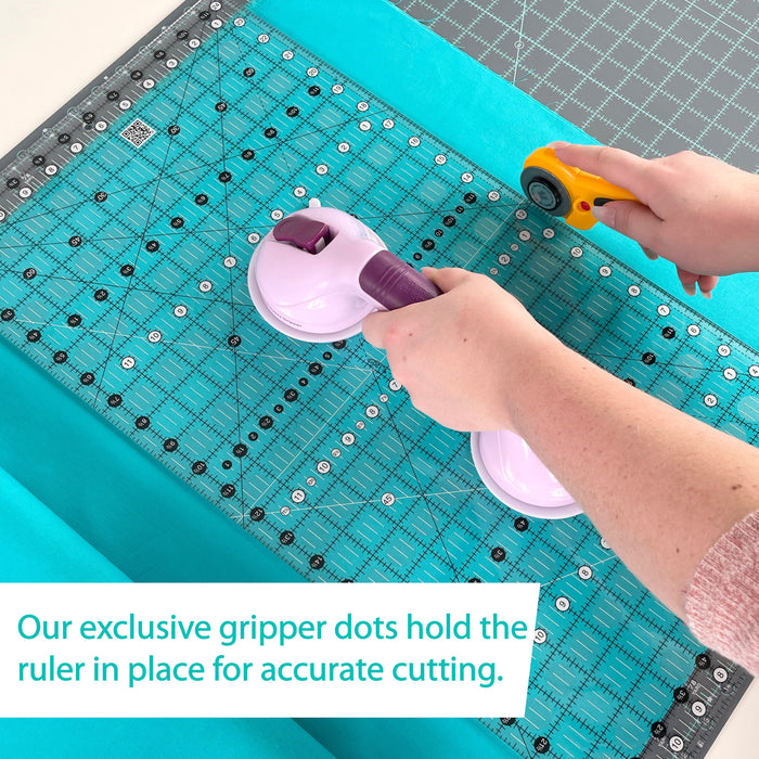 Creative Grids Quilt Ruler 12-1/2in x 24-1/2in