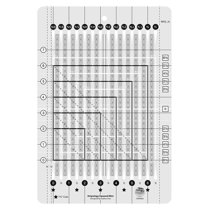 Creative Grids Stripology Mini Quilt Ruler
